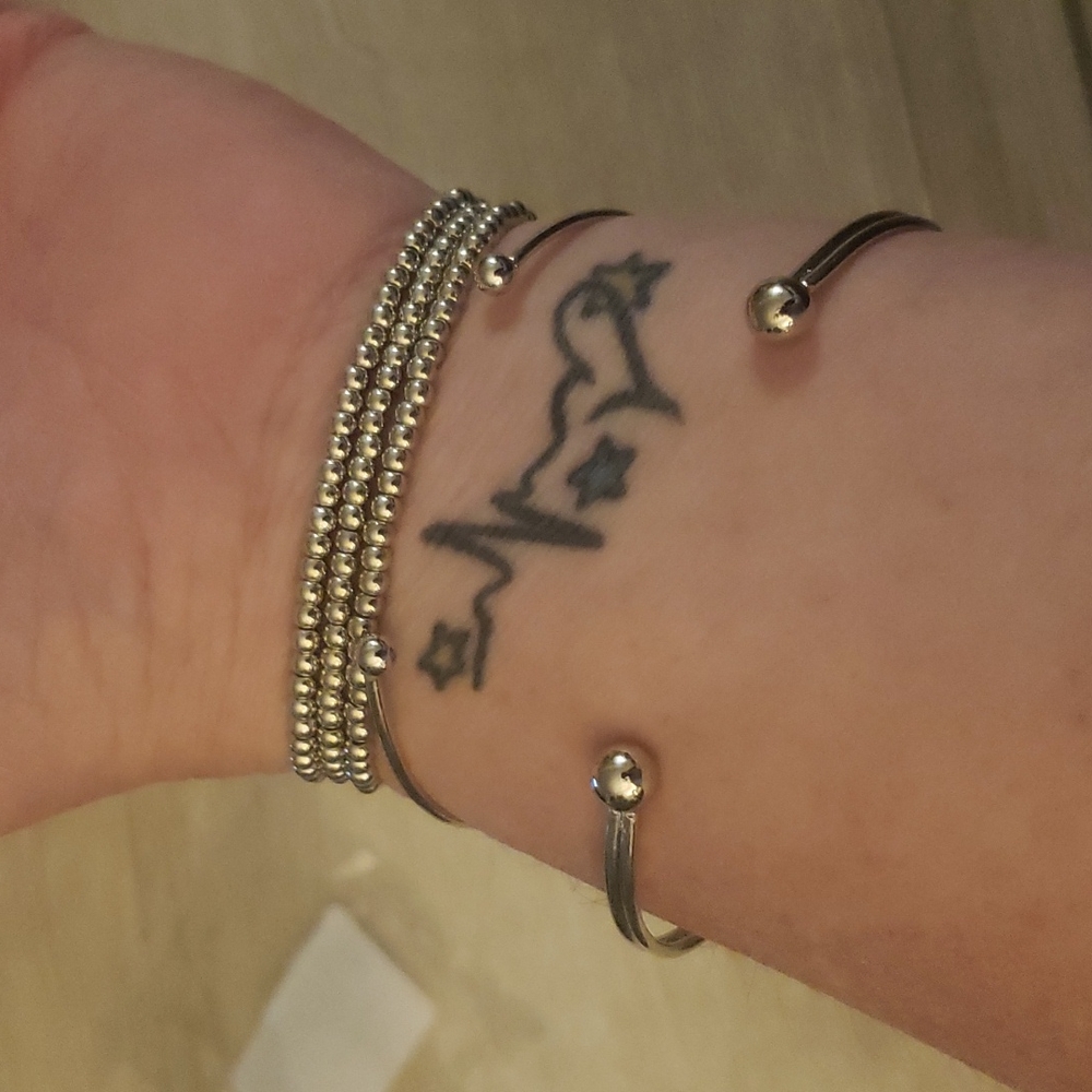 🔥New boutique knotted beaded 3 pcs bracelet set - Picture 5 of 5